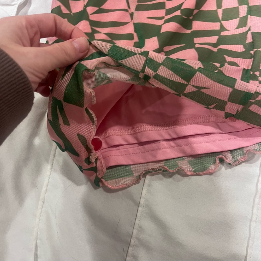 Princess Polly Pink and Green Geometric Top - Picture 5 of 7